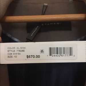 Tahari mid length coat. Size 10